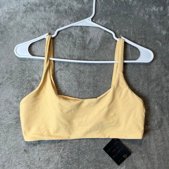 Skatie Mya Top‎ Buttercream Yellow Sz Large Sustainable California Vibe New - Picture 1 of 6